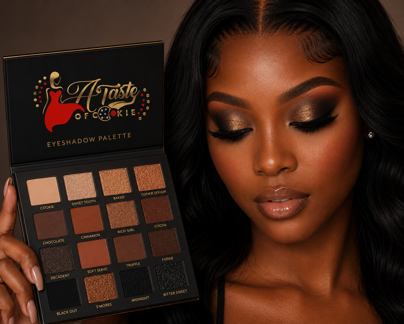 Sherry M with A Taste of Cookie eyeshadow palette