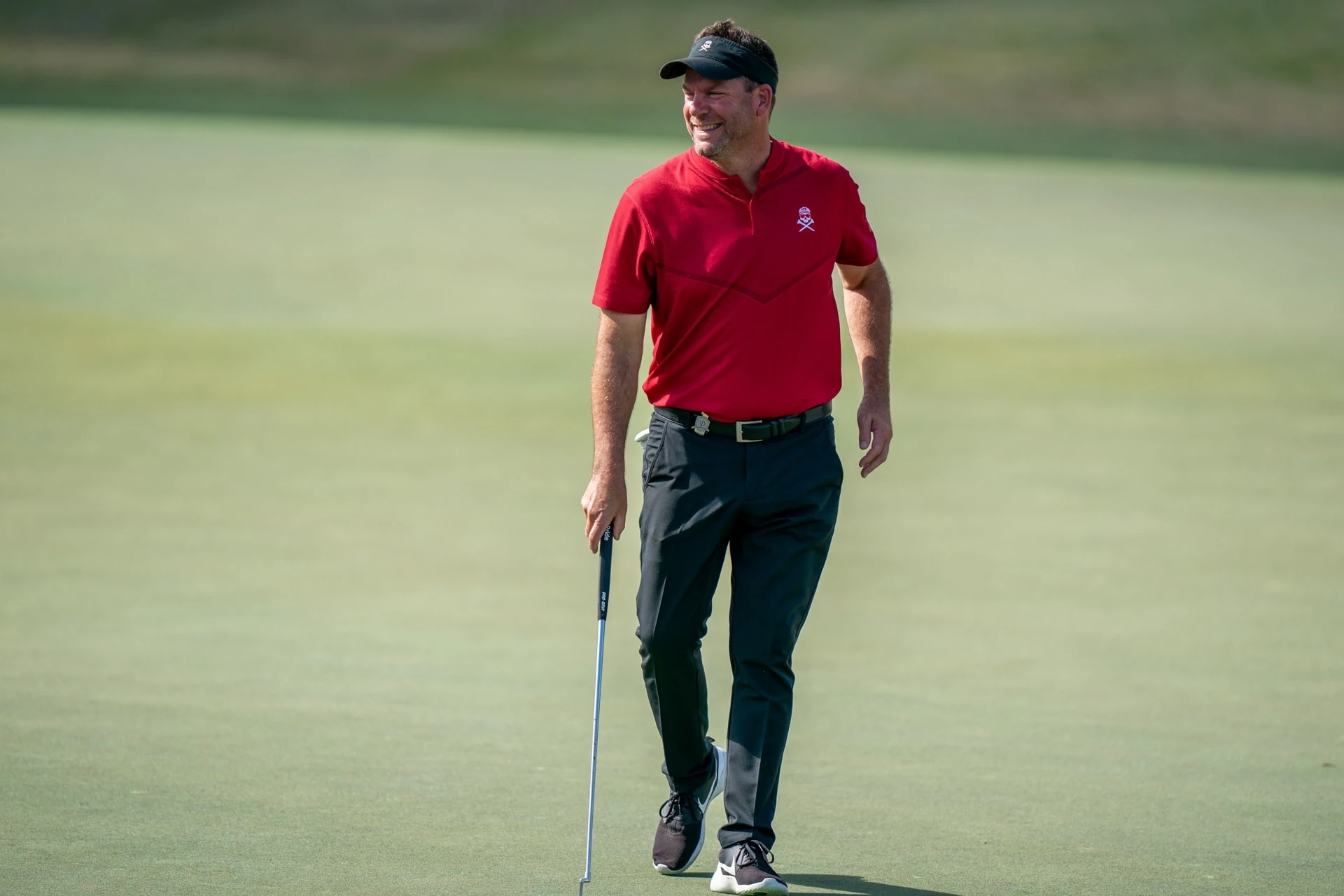 Mike Flaskey on the golf course