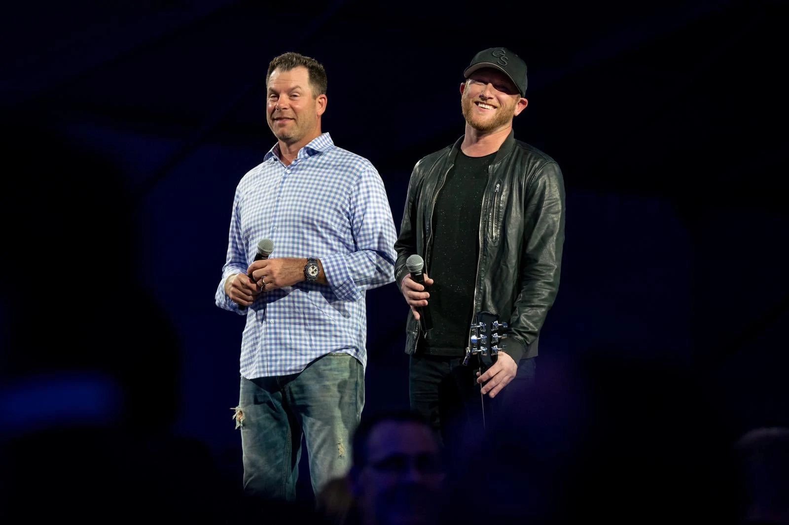 Mike Flaskey with country music star Cole Swindell