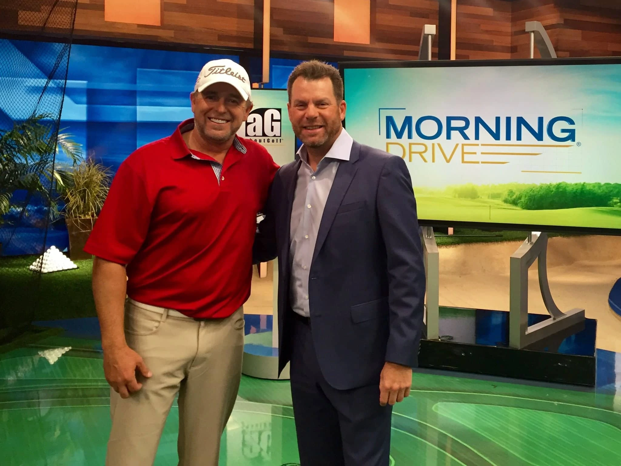 Mike Flaskey with MLB legend Kevin Millar