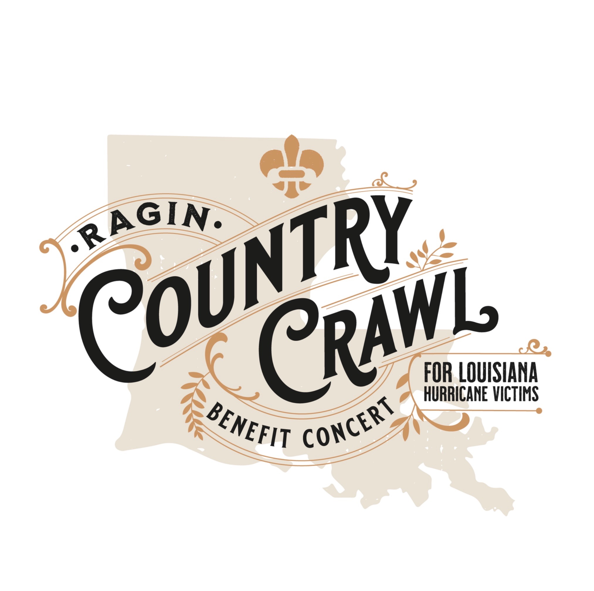 Ragin' Country Crawl benefit concert logo