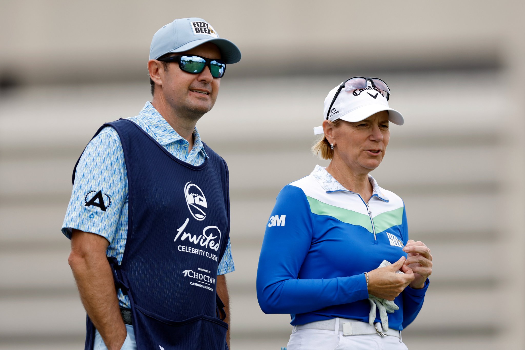 invited-celebrity-classic / course-moment / annika-sorenstam-caddie