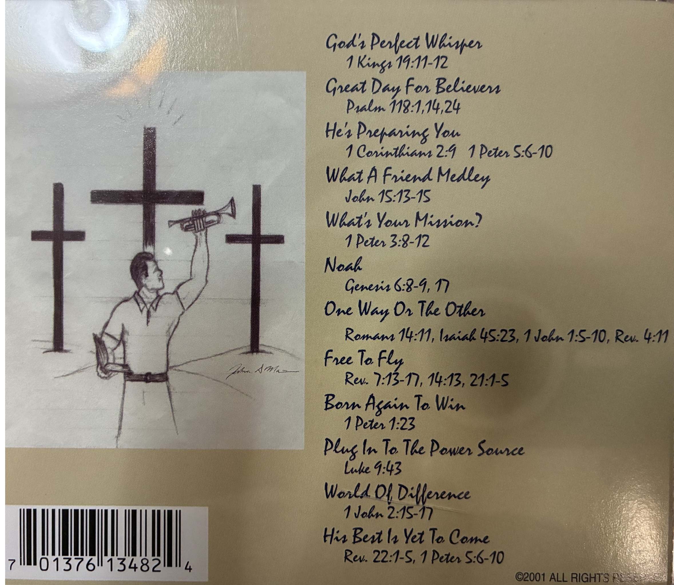 God's Perfect Whisper Song List