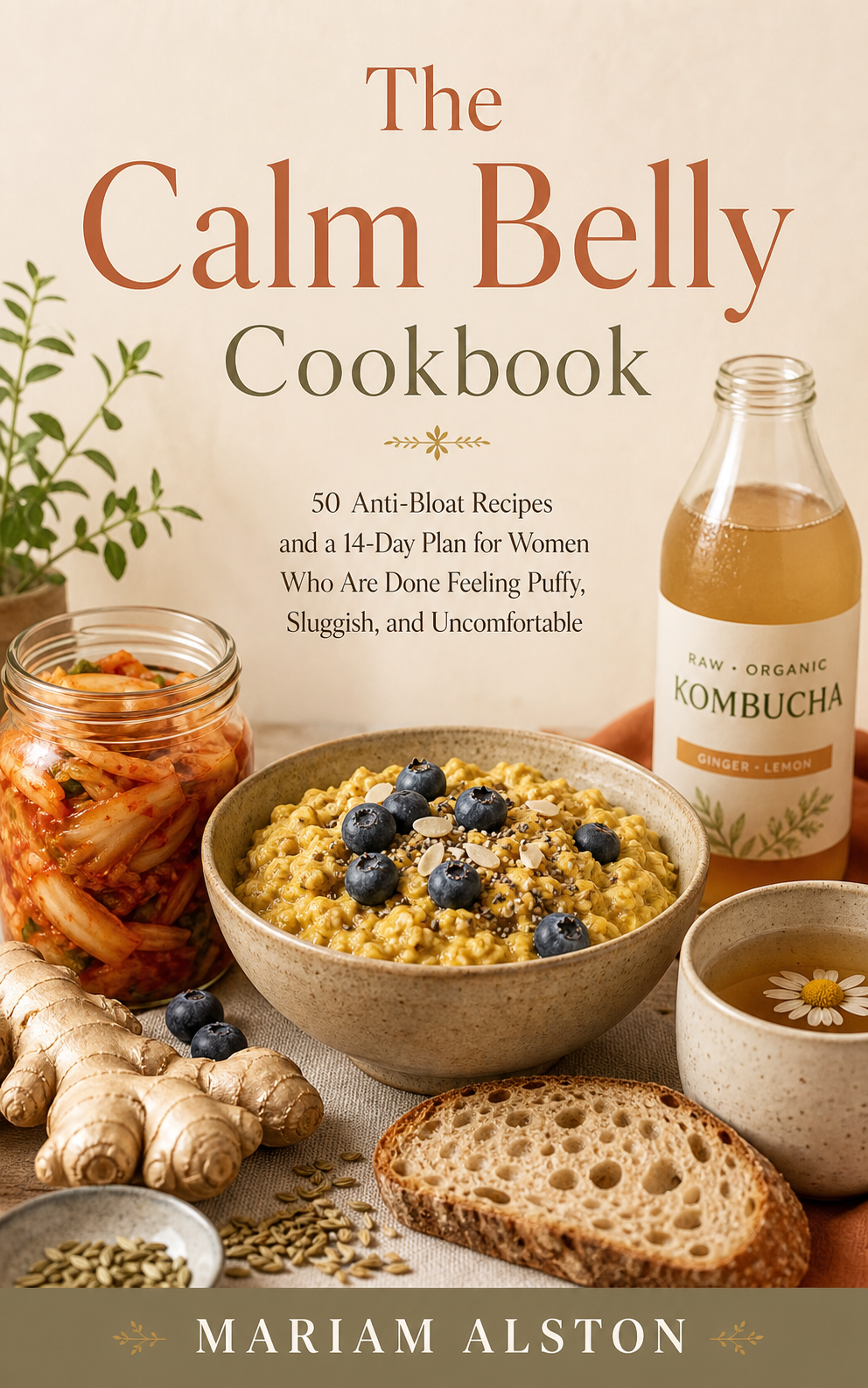 The Calm Belly Cookbook book cover