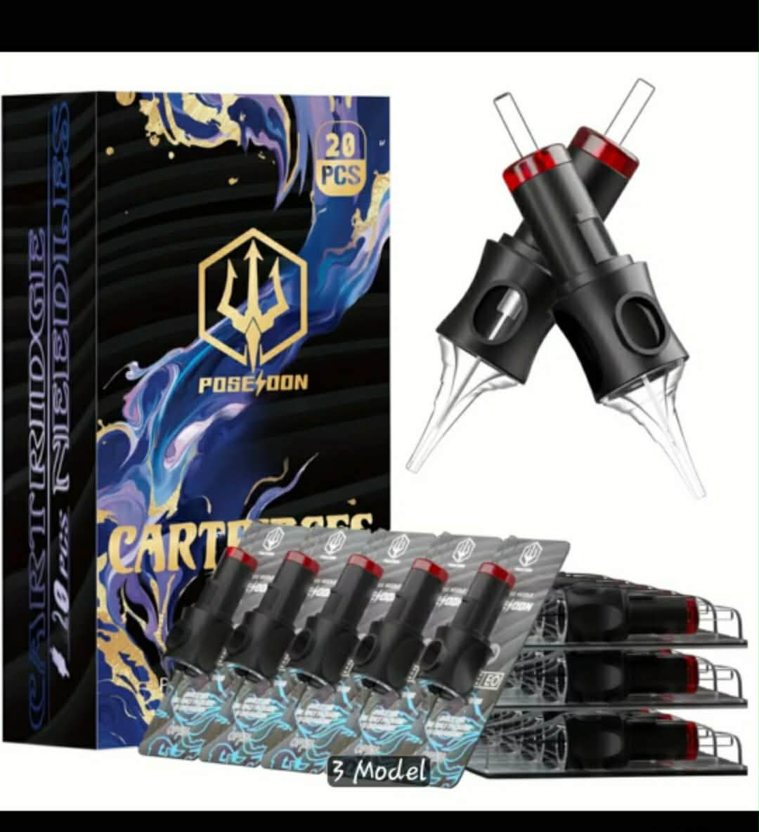 Poseidon Professional Cartridge Pack, 20 pcs
