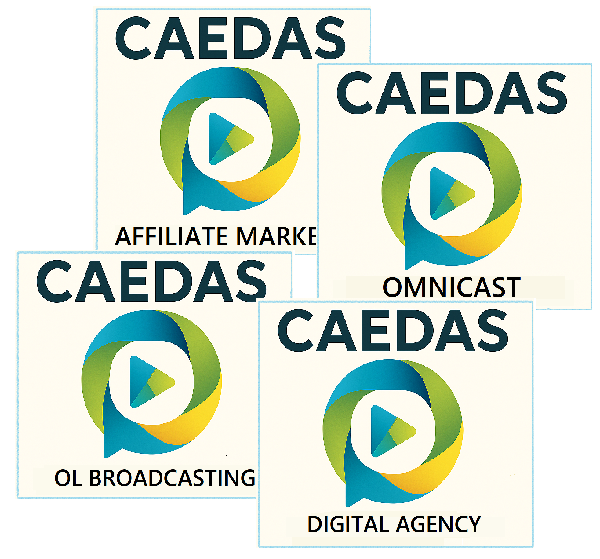 CAEDAS Affiliate Marketing, Omnicast, OL Broadcasting and Digital Agency brands