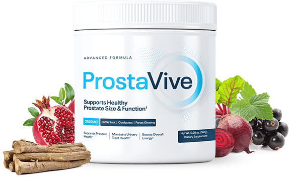 ProstaVive prostate support powder supplement tub