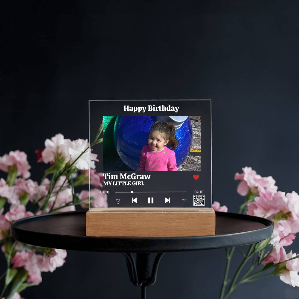 Birthday music Digital Keepsake for little girl