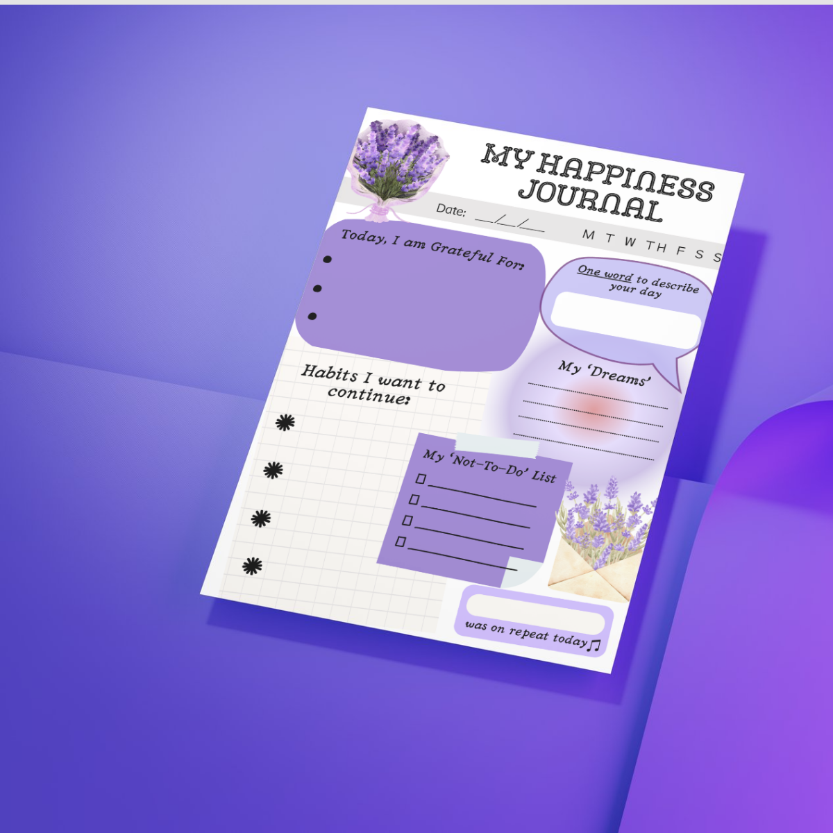 Teenage Girl themed graphics and sophisticated personalized activity content