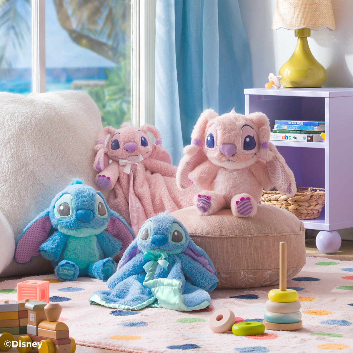 Disney Lilo & Stitch Scentsy Buddies collection with Stitch and Angel plush toys