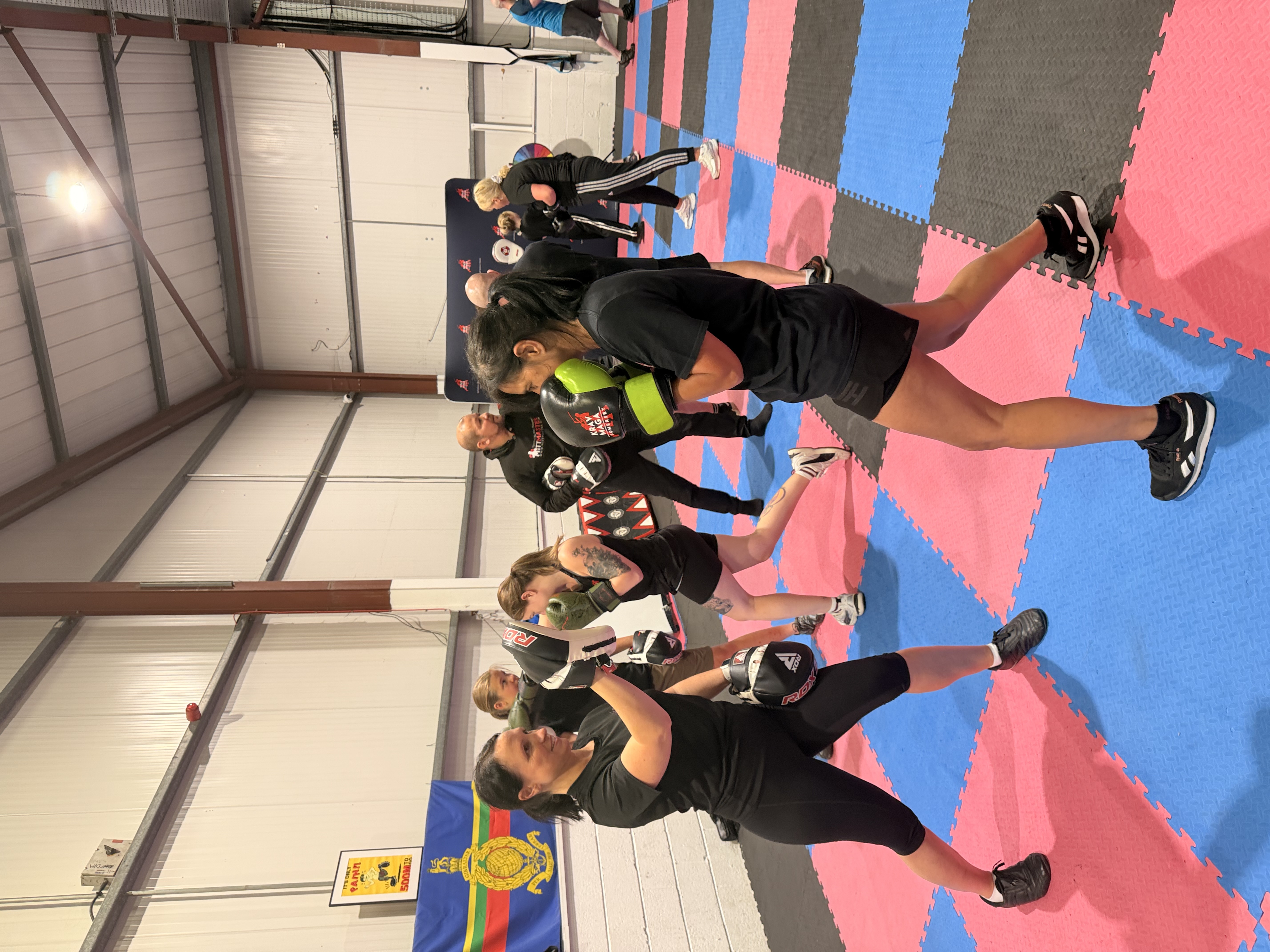 Self-defence training class