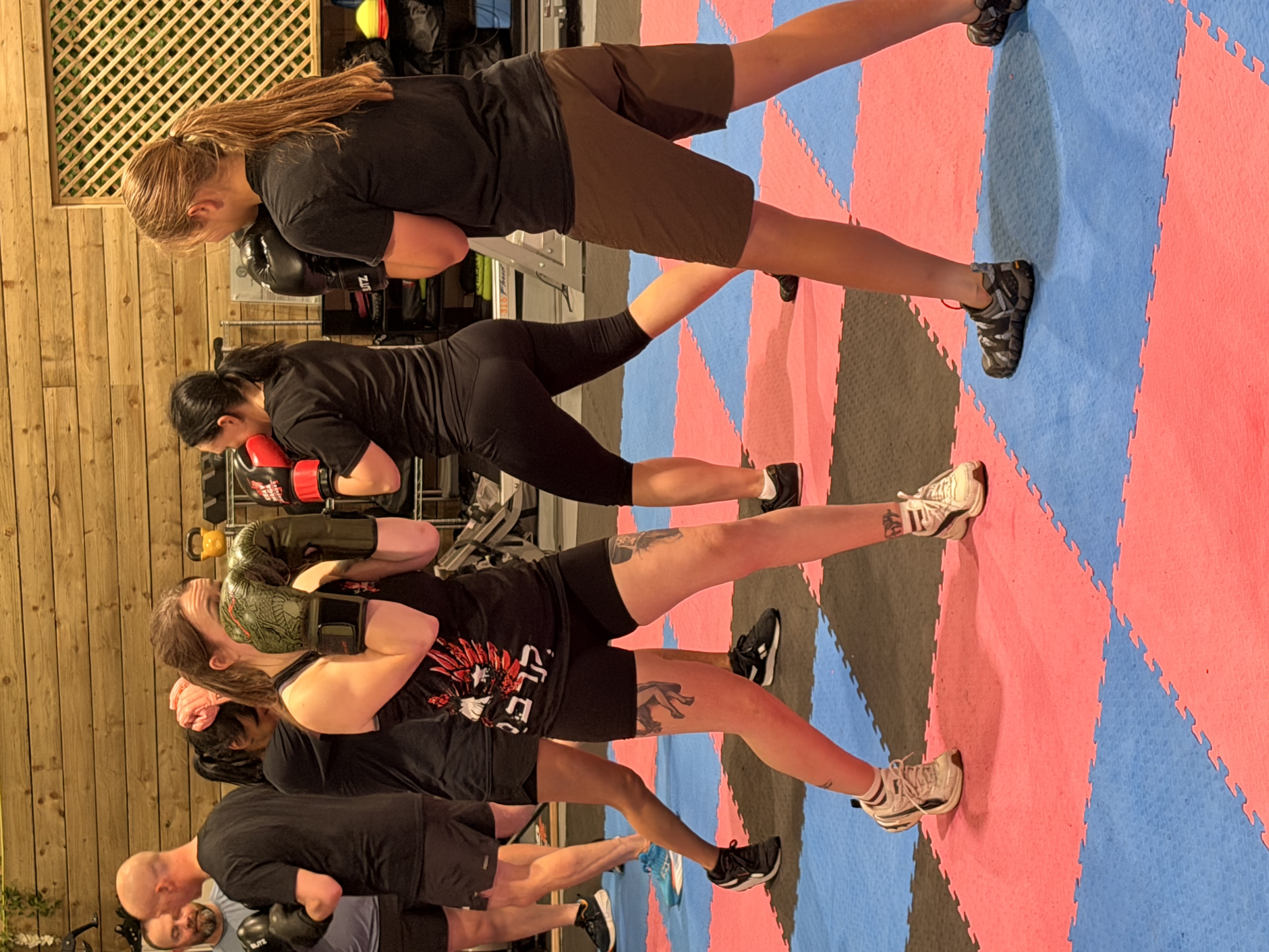 Ladies only self-defence training session