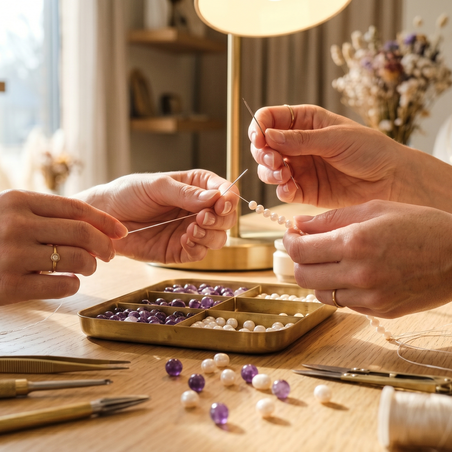 Jewellery repair workshop at Galaxy Beads