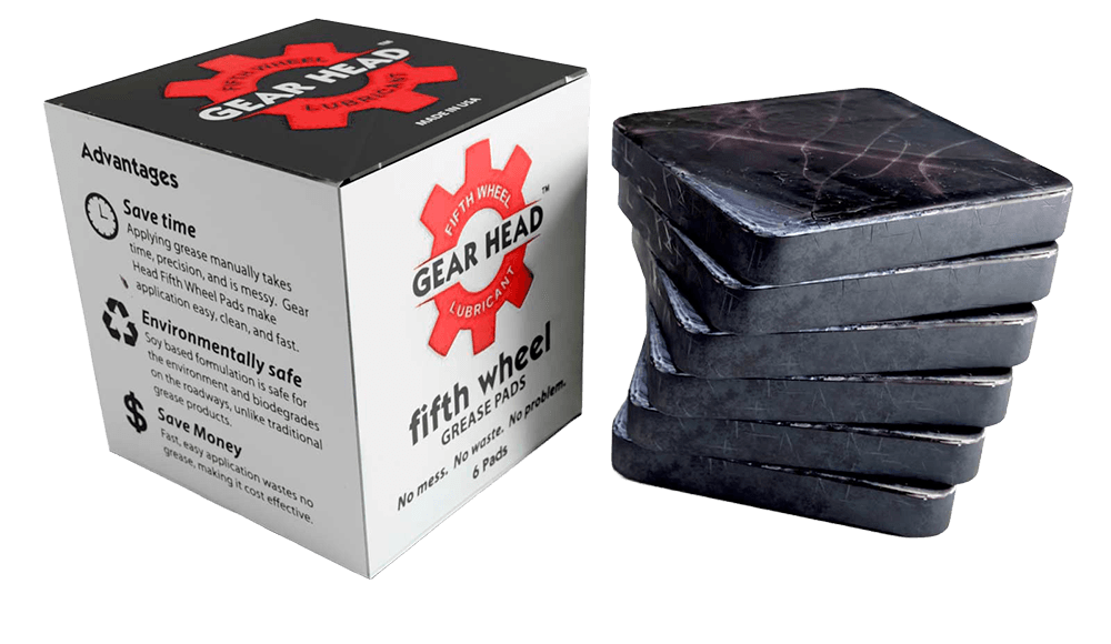 Gear Head Fifth Wheel Grease Pads box and product