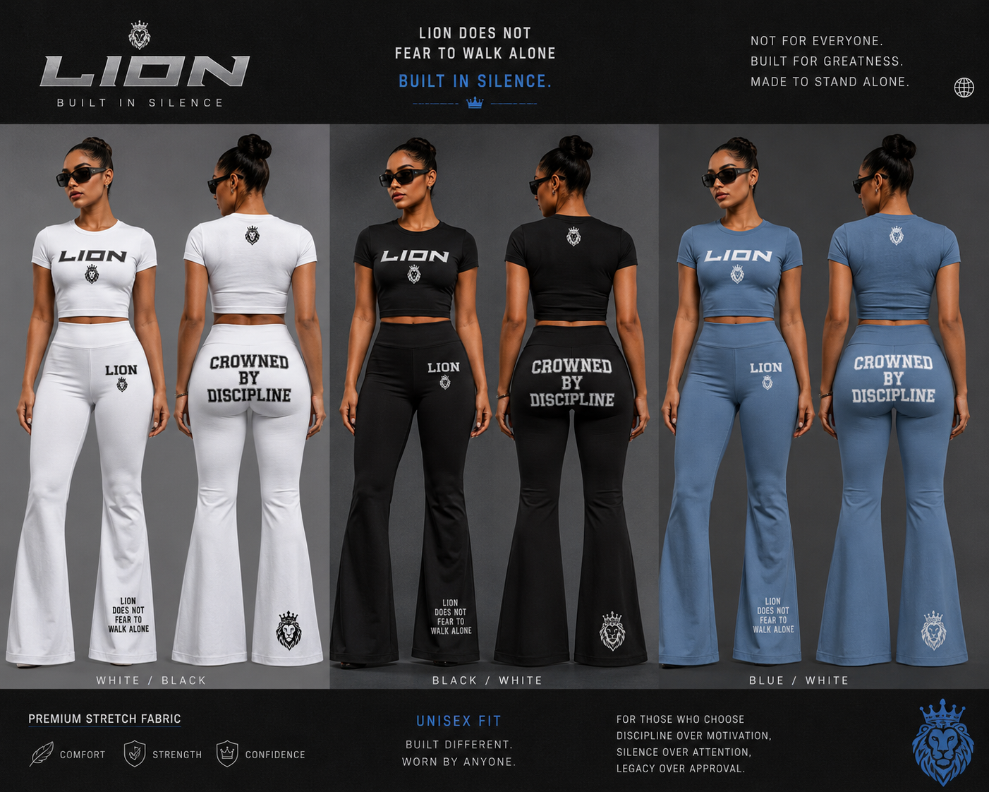 LION BUILT IN SILENCE™ Sovereign Flare Set | LION BUILT IN SILENCE™