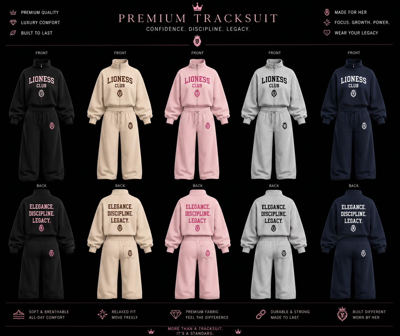 LION BUILT IN SILENCE™ Legacy Tracksuit