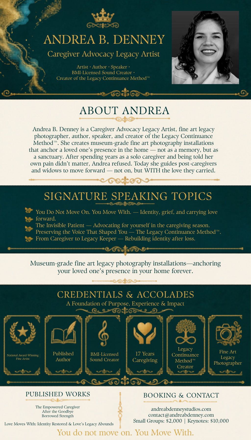 Andrea B. Denney Media One Page