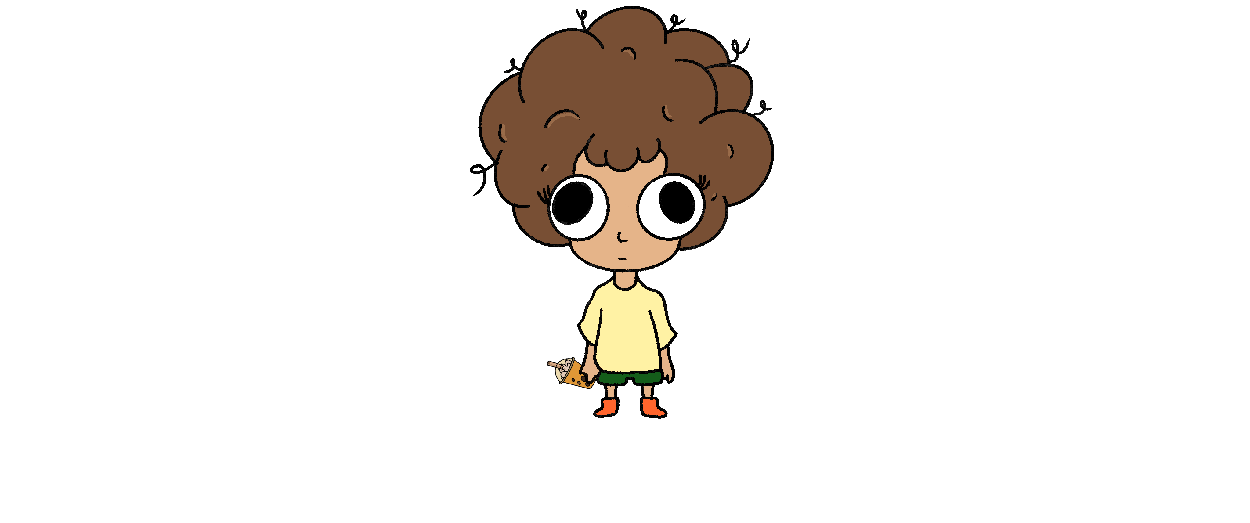 Mascot with Boba