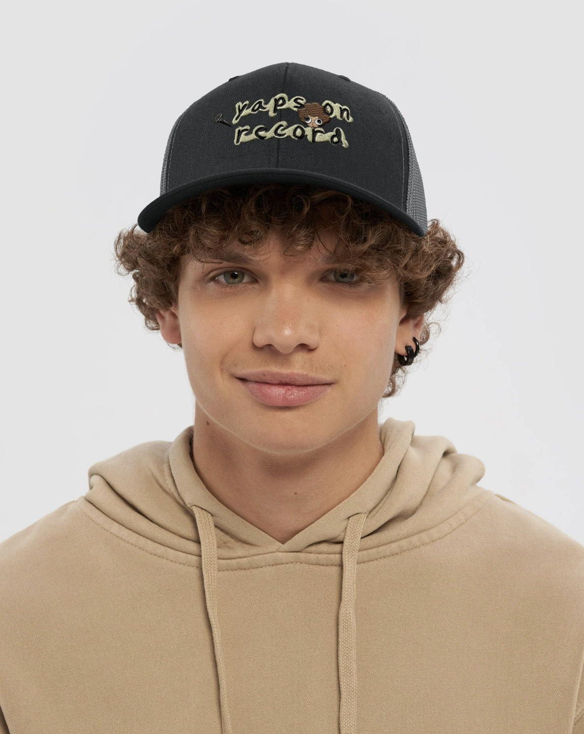 Yaps on Record Trucker Hat alternate 2