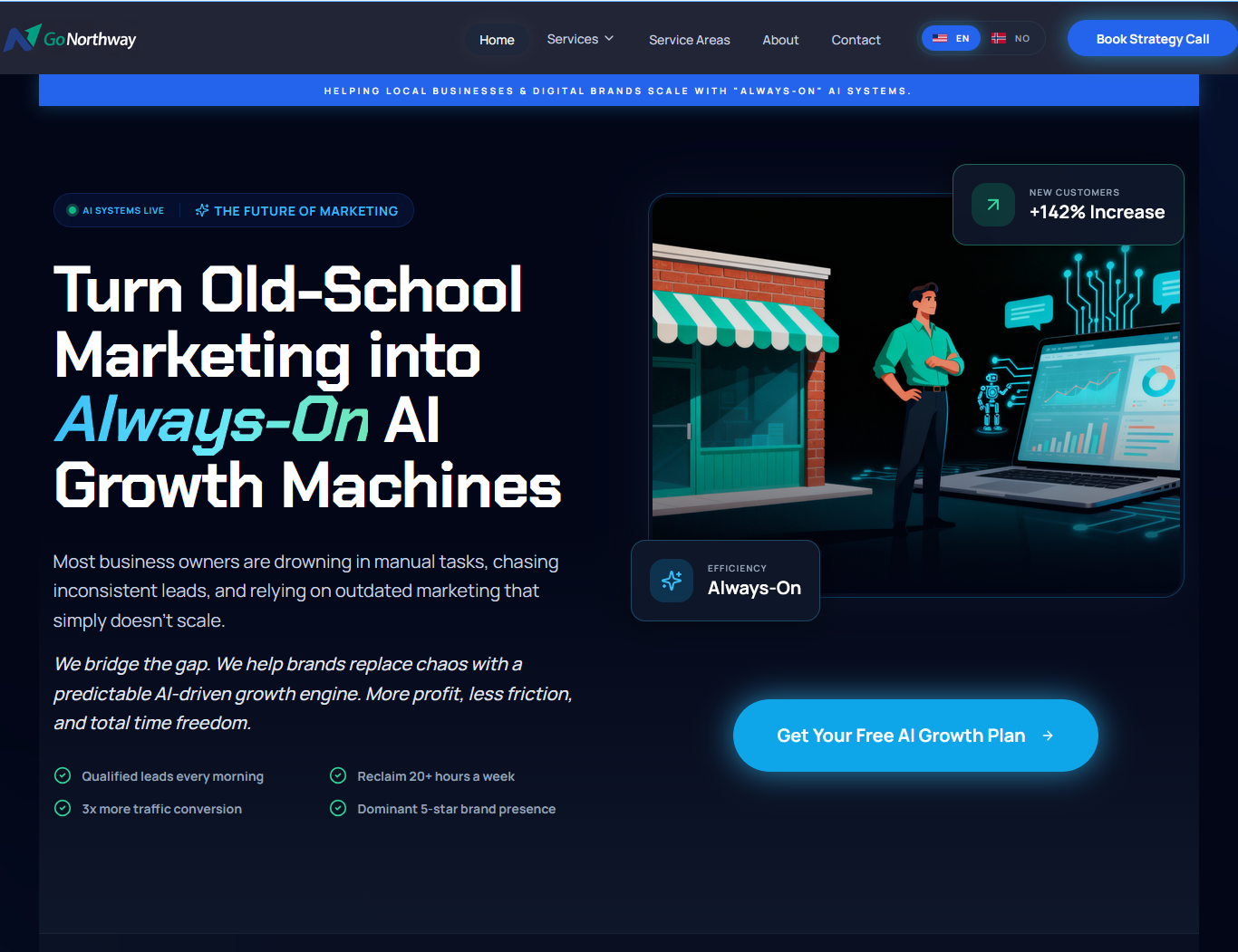 GoNorthway homepage