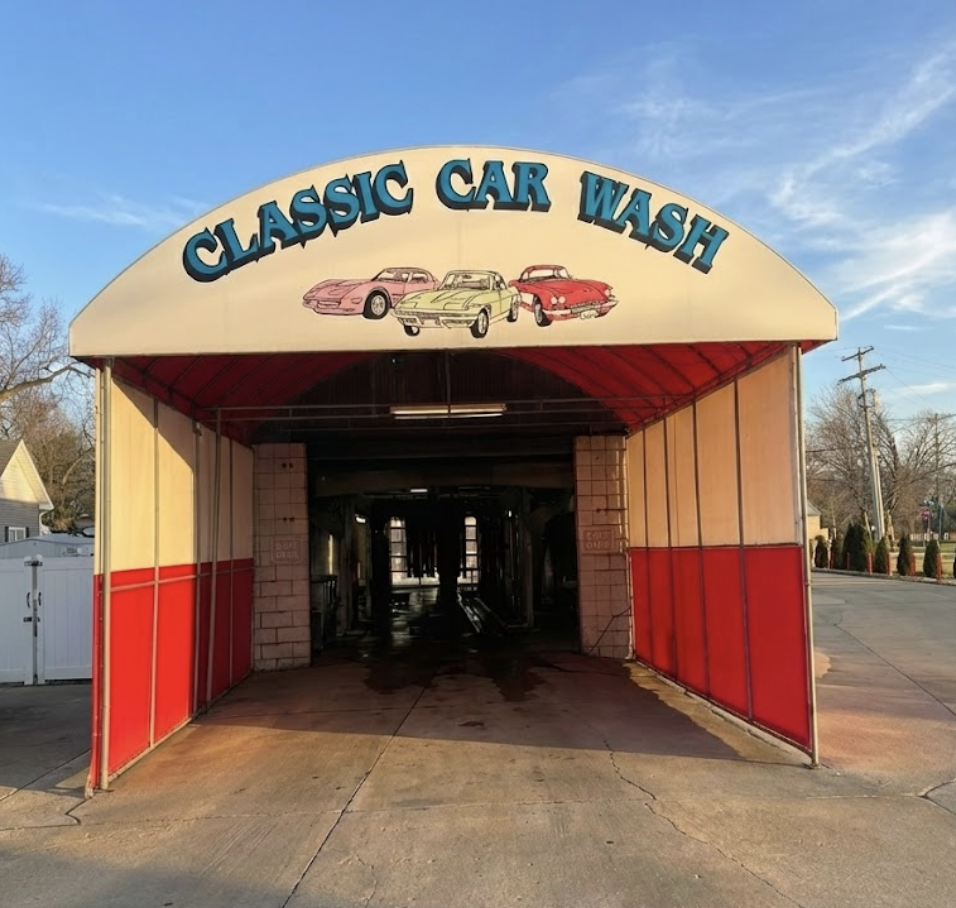 Classic Car Wash Entrance