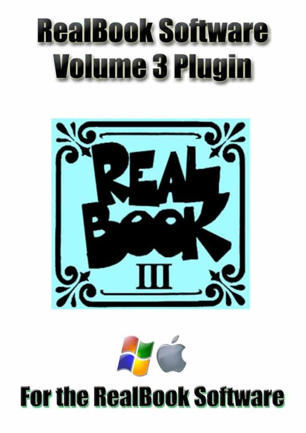 Real Book Software Volume 3 plugin cover