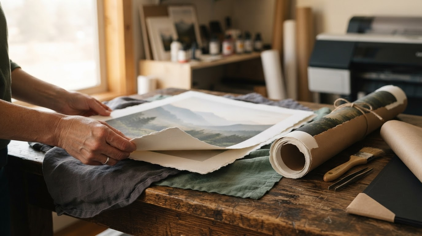 Canvas vs Paper Prints: Inside the Fine Art Printing Process at EJS Pics From the Porch