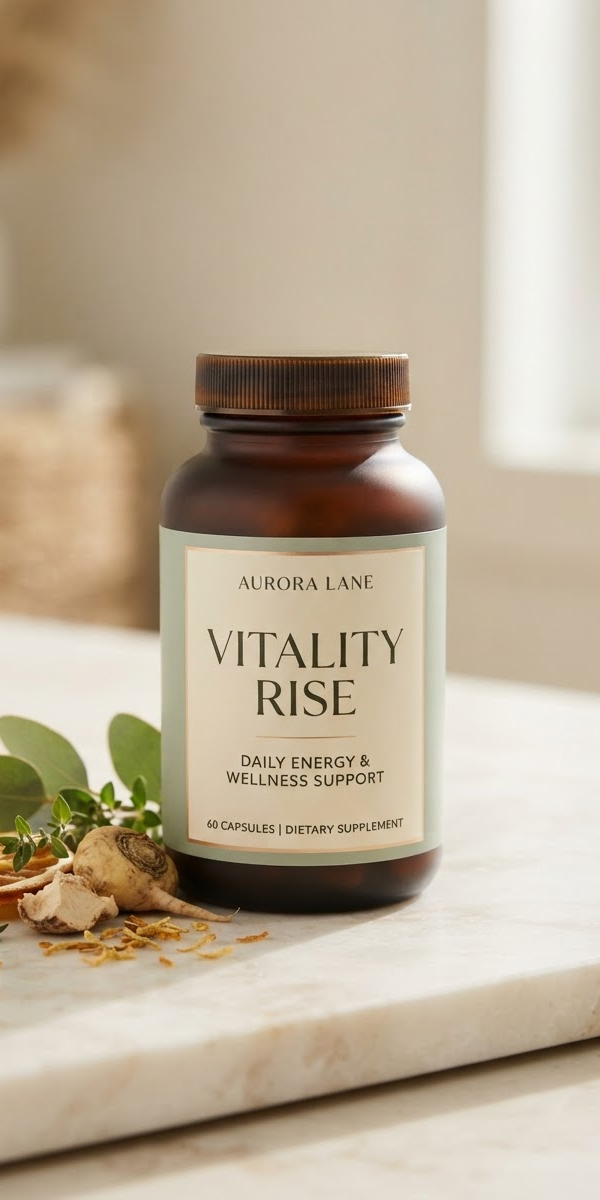 Vitality Rise supplement bottle