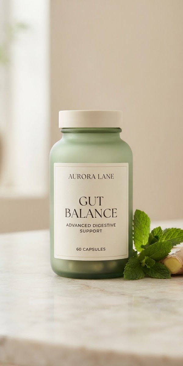 Gut Balance supplement bottle