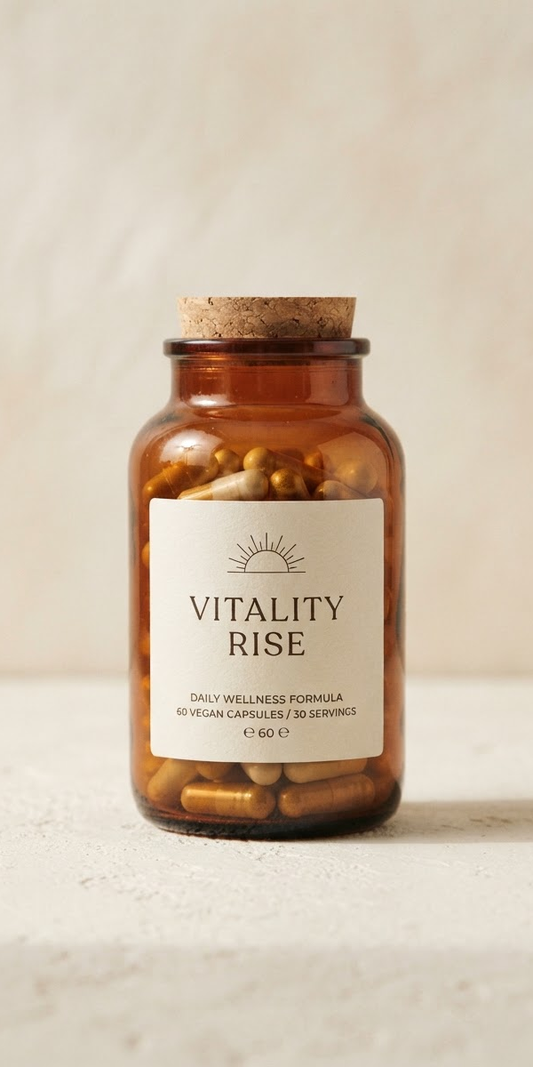 Vitality Rise supplement bottle