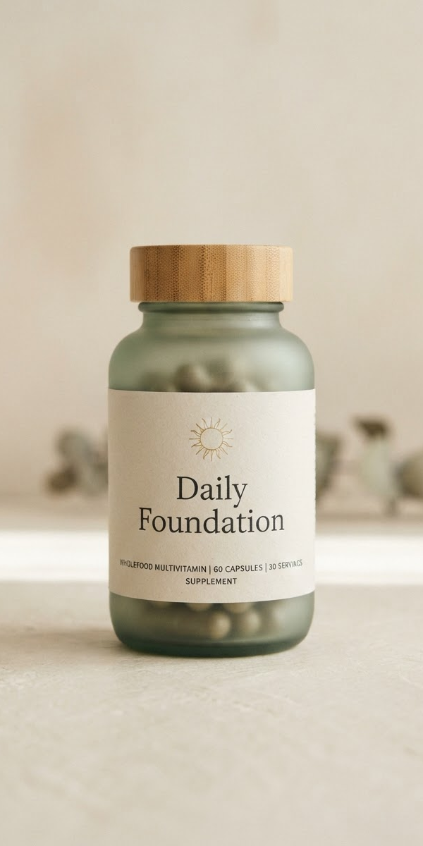 Daily Foundation supplement bottle