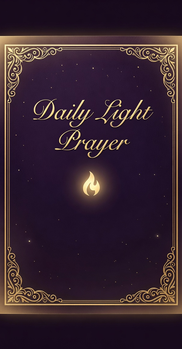 Daily Light Prayer card preview
