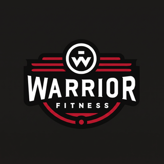 Warrior Fitness crest and wordmark