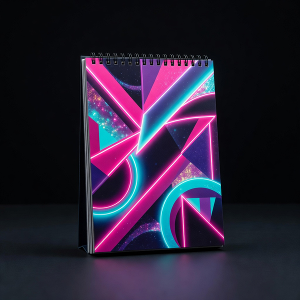 Neon Year Wall Calendar