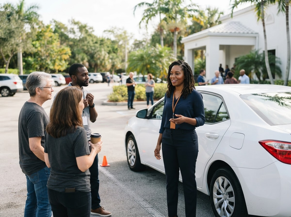RideShareGuides drivers building a local city network