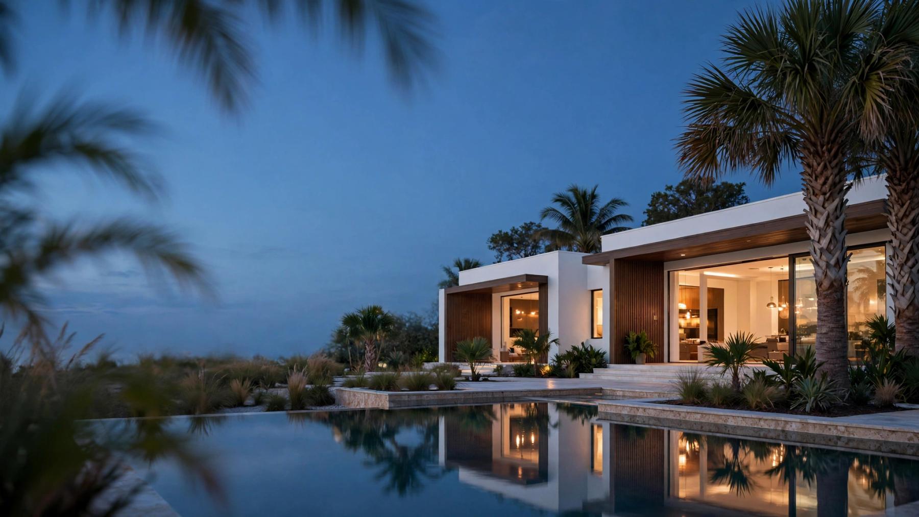 Illustrative coastal home used in the fictional Vitale and Rowe website demonstration