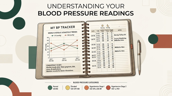 Understand Blood Pressure Readings: Home Tracking, Journaling, and Doctor Prep Guide featured image