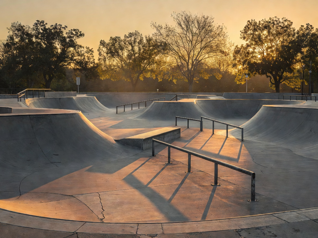 Harbor Bowl Park skate spot