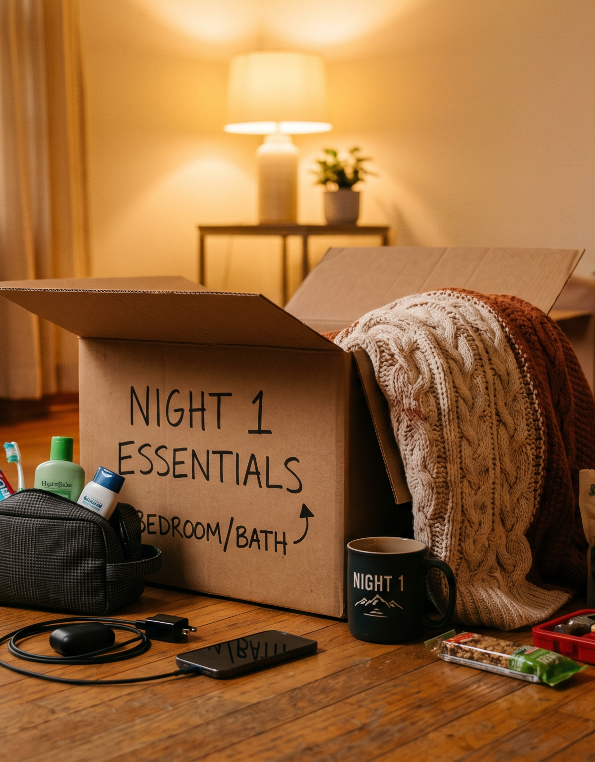 First Night Box Checklist: Essential Moving Day Items for a Smooth First Night in Your New Home