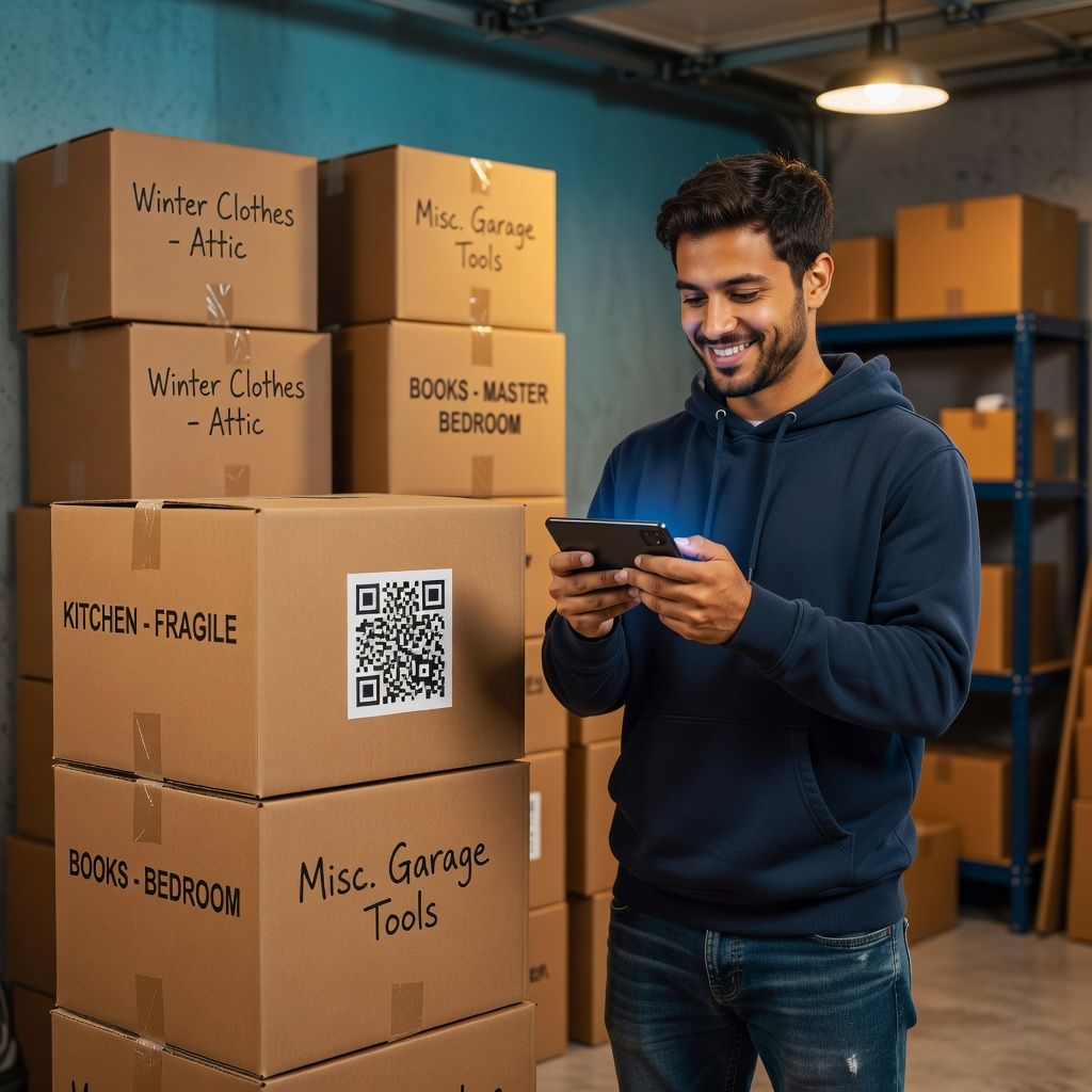 Never Lose Anything in Storage Again: The QR Code Box Tracking Method