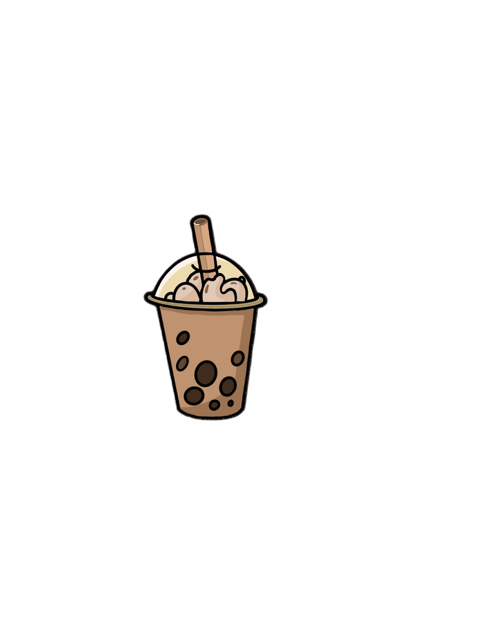 Boba drink sticker for supporting more yaps