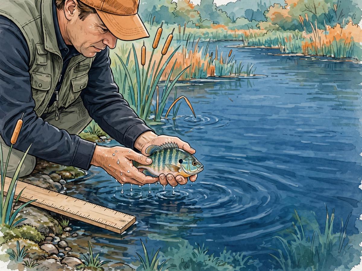 Panfish Fishing: Handle Fish Responsibly
