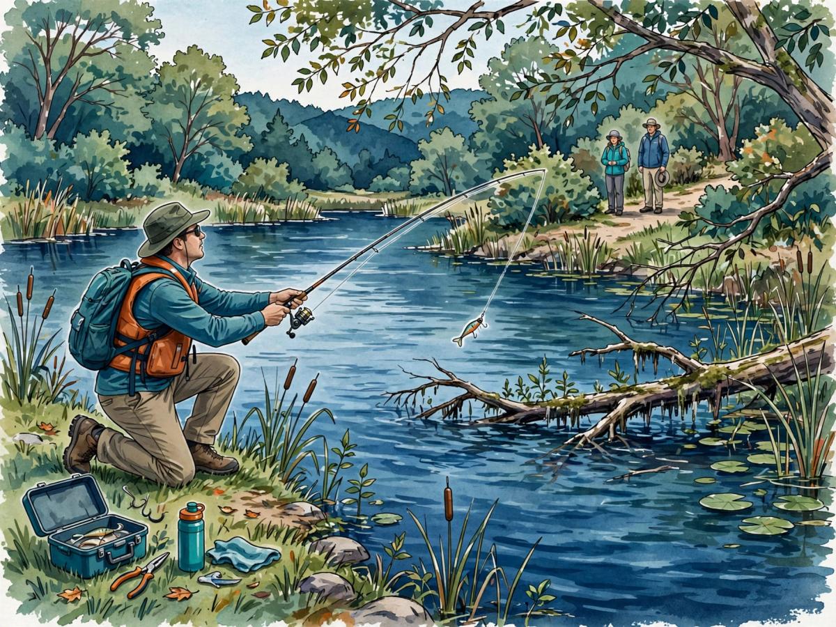 Bass Fishing Foundations: Cast Around Cover Safely