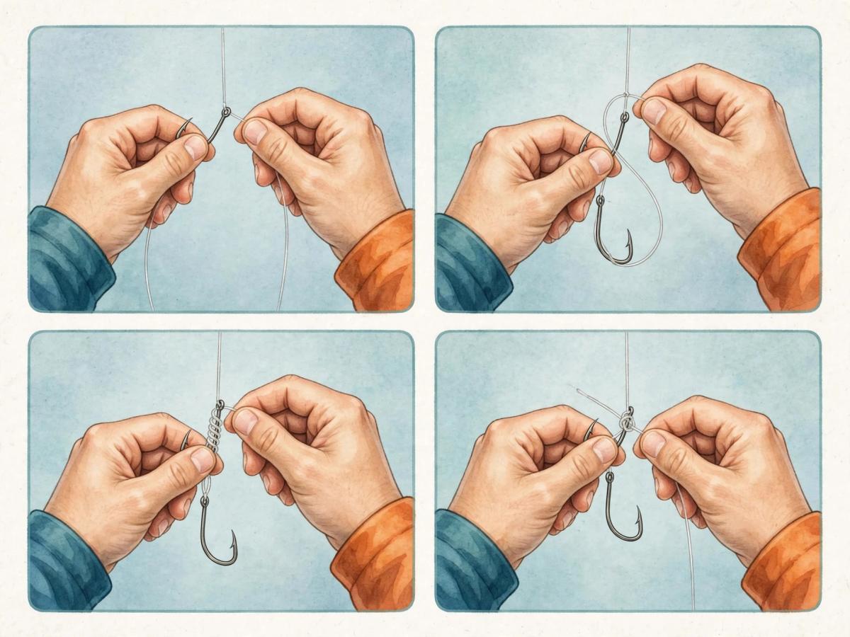 Your First Confident Fishing Trip: Three Knots Worth Knowing