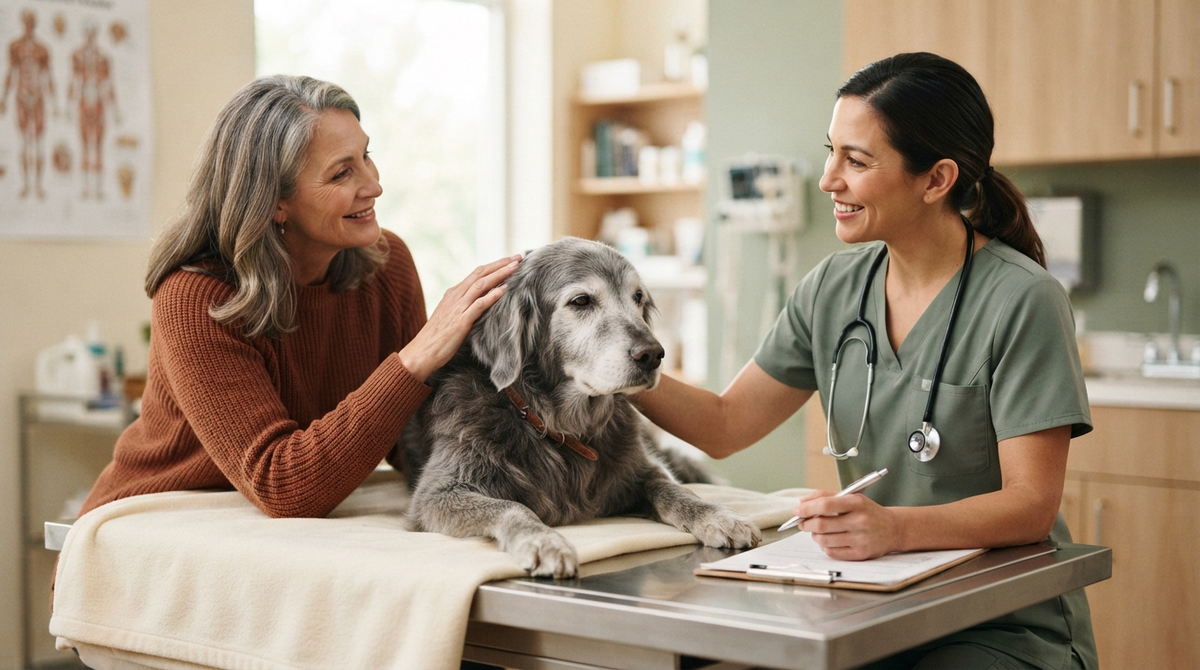 A veterinary assessment connects symptoms, diagnosis, and the most appropriate nutrition plan.