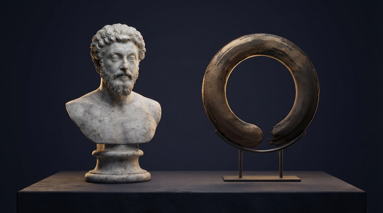 Stoicism vs Buddhism: Marcus Aurelius & Nagarjuna on Suffering, Sunyata, and Indifferents