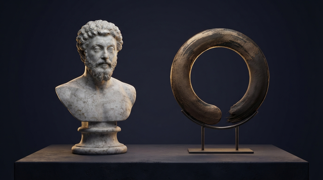 Stoicism vs Buddhism: Marcus Aurelius & Nagarjuna on Suffering, Sunyata, and Indifferents