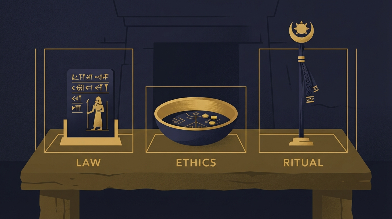 Aetheria Ethics: Decoding Ancient Law, Rituals, and Moral Order in Mesopotamia and Egypt