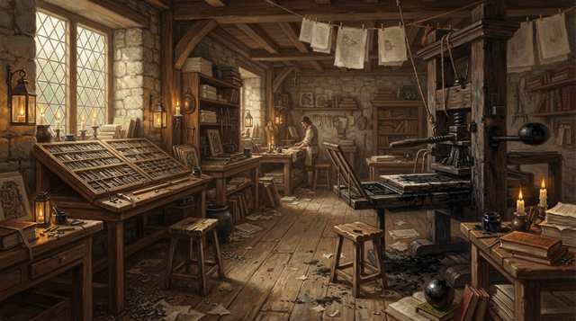 Gutenberg's Printing Press: Scribes, Displacement, and the Labor History of Technological Change