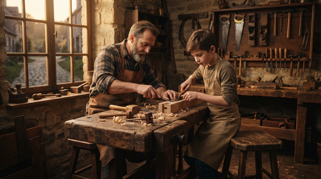 Masters at the Bench: History of Guilds, Workshops, Apprenticeships, and Craft Institutions